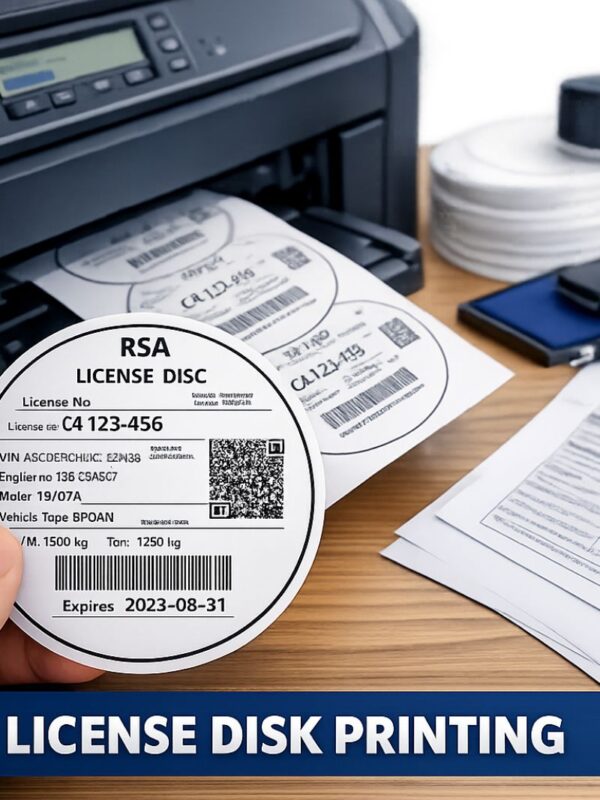 License Disk Printing